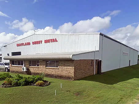 exterior of Maitland Sheet Metal warehouse